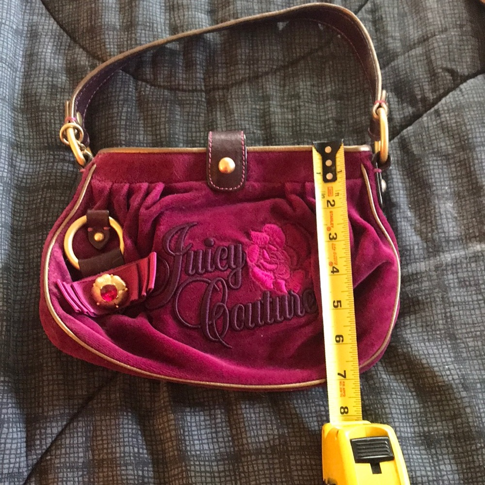 Juicy Couture velvet handbag